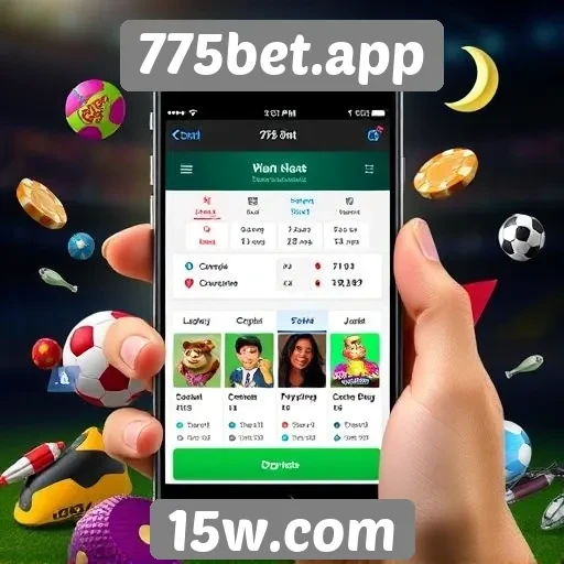Variedade de jogos oferecidos pelo 775bet app